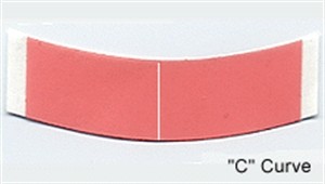 Adesivo Red Liner contorno "C" prótese capilar 