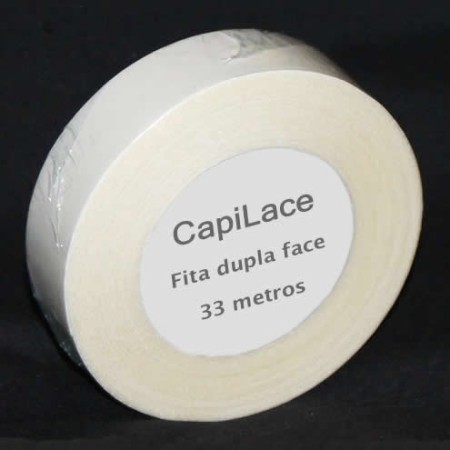 Fita adesiva Capilace 33mts x 1.9cm para prótese capilar